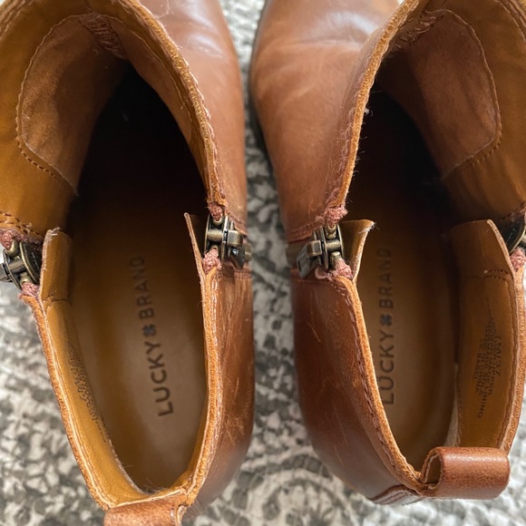 Lucky Brand Light Brown/tan Booties - Picture 3 of 4